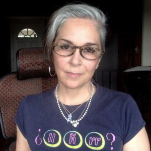 Head and shoulders shot of Isabella La Rocca Gonzalez looking towards the camera.